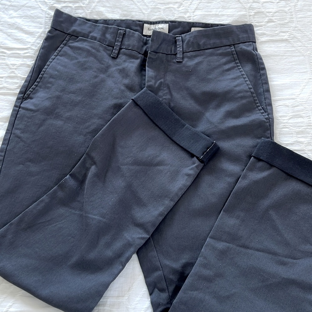 Bluish-gray Men’s Khaki Pants